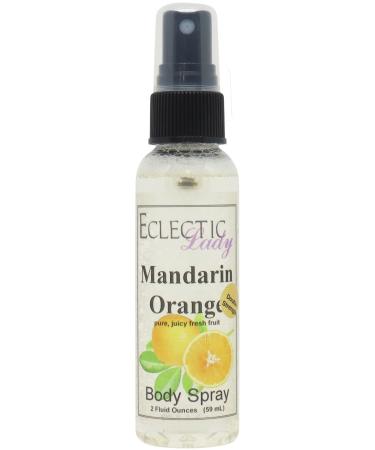 Mandarin Orange Body Spray (Double Strength) 2 ounces Body Mist for Women with Clean Light & Gentle Fragrance Long Lasting Perfume with Comforting Scent for Men & Women Cologne with Soft Subtle 2 Fluid Ounces (Double Strength)