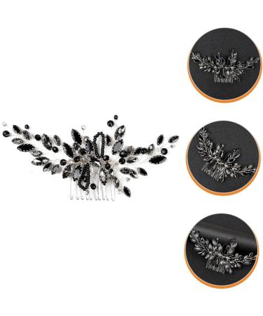 FRCOLOR Bride Wedding Hair Comb hair Wedding Headdress Bridal Headpieces Bridal Hair Decor Wedding Headpiece Glass plastic bride Wedding Bridal Hair Comb - Buy Online on GoSupps.com