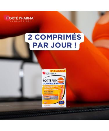 Fort Pharma - Fort Flex Flash Contract Muscles - Relaxing Muscle Supplement - Quinquina Magnesium Elderberry Horsetail - 20 tablets 2/day - Buy Online on GoSupps.com
