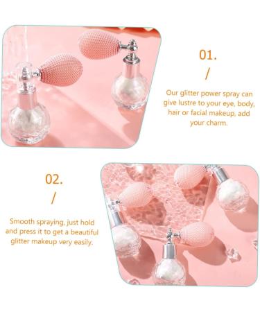 FOMIYES 4pcs High Gloss Dusting Glitter Hair Gel Luminous Glitter Powder Spray Loose Glitter Spray Luster 7.5x7cm x4pcs Whitex4pcs - Buy Online on GoSupps.com