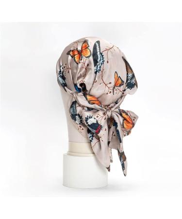 Kitsch RetroButterfly Elastic Hair Bandana for Women - Stylish Satin Scarf Headband | Trendy Hair Bandana & Headband for Women - Buy Online on GoSupps.com