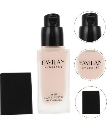 Didiseaon Liquid Foundation Beauty Foundation Nude Makeup Foundation Women Foundation Fluid Glass - Buy Online on GoSupps.com