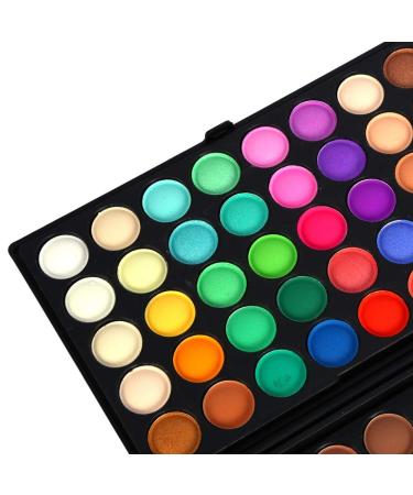 120 Colors Mini Eyeshadow Powder Palette - Anggrek Matt & Shimmering Waterproof Eye Makeup Set - Buy Online on GoSupps.com