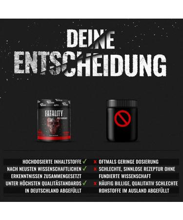 Fatality Ultra Hardcore Pre Workout Booster - 450g Ice Tea Peach | ATP L-Arginine Citrulline Beta Alanine Caffeine | International Shipping Available - Buy Online on GoSupps.com