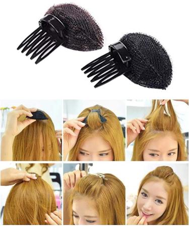Bump It Up Volume Hair Base Set - 5-Piece Sponge Styling Insert & Braid Tool Combo for Women (Black) - Buy Online on GoSupps.com
