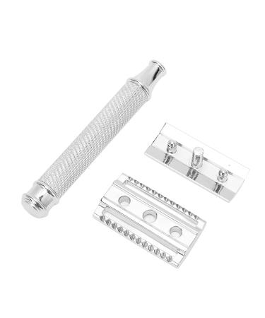 Safety Razor for Men - Zinc Alloy Double Edge Portable Shaver & Holder | International Shipping - Buy Online on GoSupps.com