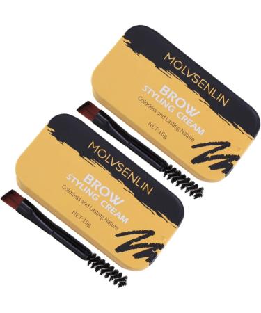 BELLIFFY 2 Pcs Eyebrow Styling Cream Eyebrow Pomade Eye Brow Shaping Kit Eyebrow Wax Applicator Wax and - Buy Online on GoSupps.com