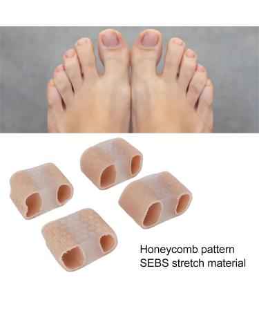 Filfeel 4 Party Bale Toe Correction Set - Elastic Toe Spreader Stretcher for Overlapping Toes - Unisex Foot Care Solution - Buy Online on GoSupps.com