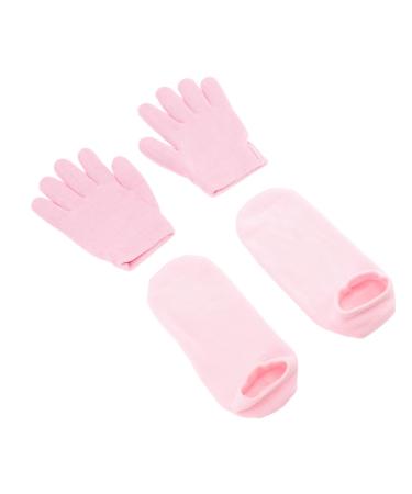 Essential Oil Socks Comfortable Moisturizing Gel Glove Socks Set for Cracked Feet and Hands for Men (Narootemf4t71rg65-12)