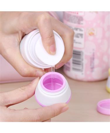 BrilliantDay 20ml Silicone Travel Container Set - 4 Pack Cream Cosmetic Containers with Lids for Creams & Body Care - Buy Online on GoSupps.com