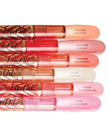 L.A. Girl Lip Oil Nourishing Gloss Shimmer Coconut GLC726 (Pack of 2) 0.18 Ounce (Pack of 2) - Buy Online on GoSupps.com