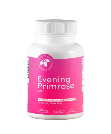 Mountain Meadow Herbs Evening Primrose Oil 1,000mg Omega-6 Fatty Acids for Women s Health, Supports Clear Skin & Hormonal Balance, Gluten-Free, Easy-to-Take Softgels (30 Count)