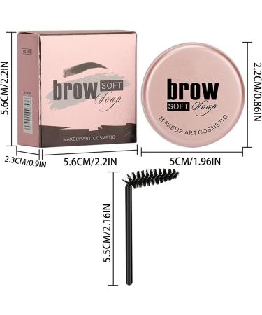  SOYDAN Waterproof and transparent eyebrow wax eyebrow styling gel for feathery and fuzzy eyebrows clear Soydan - Buy Online on GoSupps.com