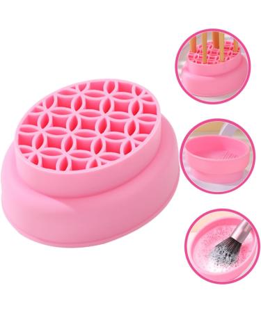 Beavorty cosmetic brush cleaner silicone makeup brush holder wash bowl Storage Box make up brush cleaner brush cleaning brush drying rack makeup brush cleaner bowl make up makeup brush - Buy Online on GoSupps.com