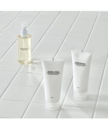 Korean Face Soap Scrub 150ml - Exfoliating Face Wash Facial Scrub with Peach Kernel & Witch-Hazel Facial Exfoliator Remove Dead Skin & Impurities - Fragrance-Free Eco-Friendly Packaging - Buy Online on GoSupps.com