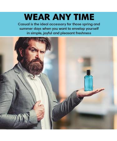 Ice Water Cologne for Men 3.4oz/100ml Eau de Toilette Natural Spray - Buy Online on GoSupps.com