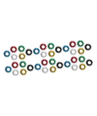 Fomiyes 36 STK Handlobs Troke stress relief toys decompression toys still toys acupressure toys massage rings for the finger finger massage gear.