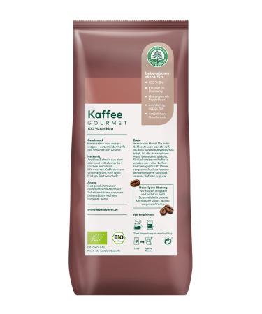 Life Tree Organic Coffee Gourmet Classic - 500g Ground 100% Organic Arabica - Natural Mild & Aromatic Intensity 3/5 - Buy Online on GoSupps.com