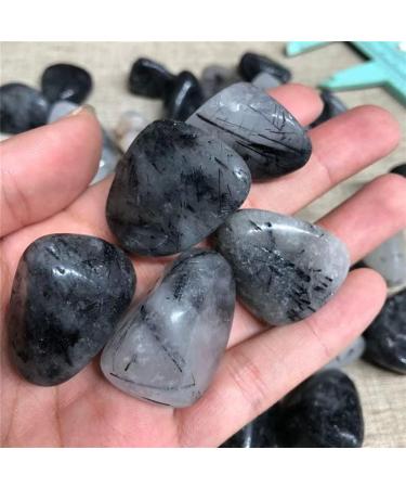 Natural Magic Natural Gemstone Black Tourmaline Tumbled Crystals Stone for Decoration Stone Mineral Specimen - Buy Online on GoSupps.com