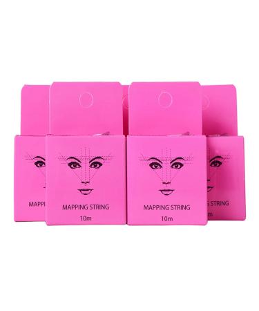 Pink 10M Microblading Mapping String | Mess-Free Eyebrow Positioning Tool | Semi-Permanent Brow Ruler for Perfect Makeup - Buy Online on GoSupps.com