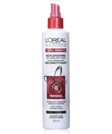 L'Oreal Paris Total Repair 5 Shampoo For Dry and Damaged Hair With Protein & Hair Expertise Total Repair 5 Replenishing Detangling Care 250-Milliliter - Buy Online on GoSupps.com