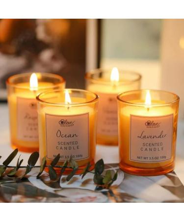Aromatherapy Scented Candle Set | Natural Soy Wax | 4 x 3.5oz | Perfect Mother's Day Gift | International Shipping - Buy Online on GoSupps.com