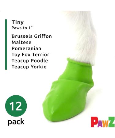 PAWZ PAWC Tiny Dog Boots - 12 Pack | Durable & Waterproof Dog Booties for Small Dogs - International Shipping Available - Buy Online on GoSupps.com
