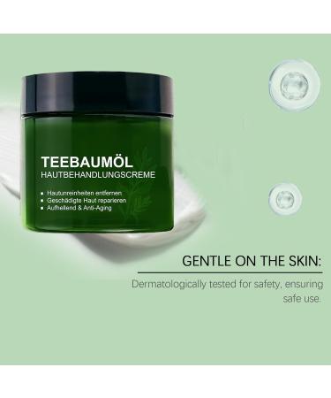  Generisch Set of 2 tea tree oil creams for women natural cosmetics for the care of impure skin for all skin types - Buy Online on GoSupps.com