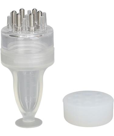 Ball Root Comb Applicator Scalp Applicator Comb 3ml Accurate Dosing Medicine Transparent for Hair Care (Transparent White) - Buy Online on GoSupps.com