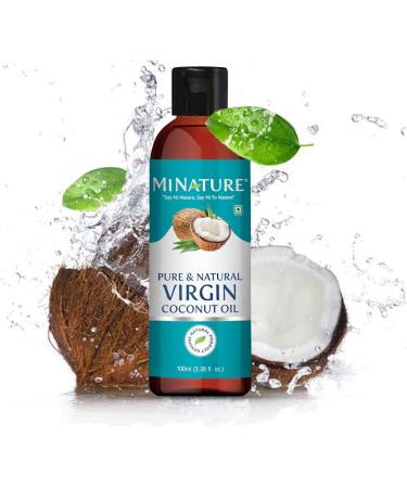 mi nature Coconut Oil| Virgin Coconut oil| For Edible |For Hair care| Pure & Natural Plant based Oil |100ml (3.38 fl oz) - Buy Online on GoSupps.com