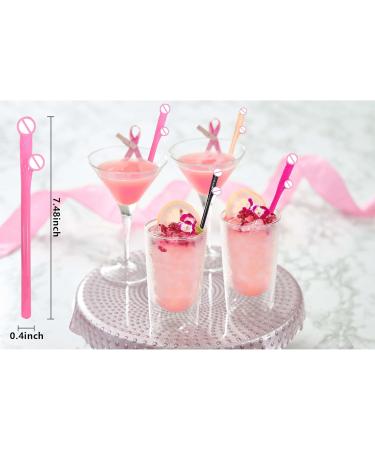 10PCS Bachelorette Party Straws Favors Decorations Reusable Bridal Shower Decorations Accessories for Adults Indoor Outdoor Naughty Bachelor Party Decor Supplies for Beach Swimming Pool Game - Buy Online on GoSupps.com