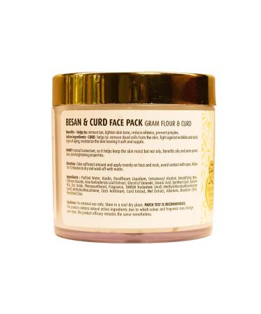 MI Besan & Curd Skin Brightening Tan Removal Face Scrub | Exfoliate Scrub | Blackhead Remover Whitehead Remover Dead Skin Remover | Face Scrub For Women & Men (120ml) - Buy Online on GoSupps.com