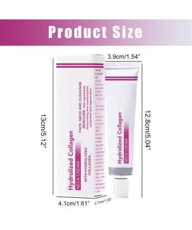 Hydrolyzed Collagen Neck Firming Cream - Anti-Aging Moisturizing Punish Cream for Youthful Necklines - Buy Online on GoSupps.com