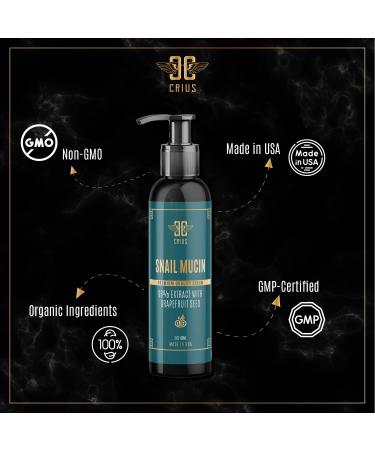 Optimized Meta Title: "Shop Snail Mucin Face Serum 2 Oz - Anti-Aging & Hydrating with Hyaluronic Acid & Vitamin E - Brightening Serum for Men & Women - International Shipping Available - Buy Online on GoSupps.com