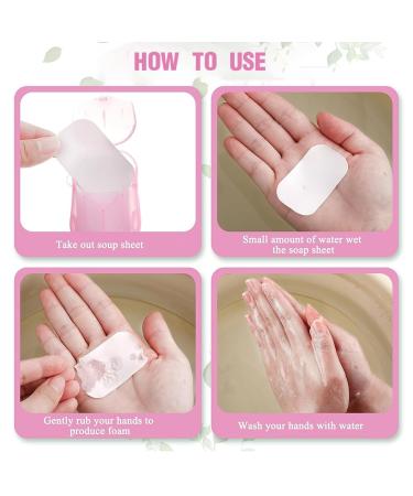 240 Soap Leaves in Portable Plastic Box | Travel-Friendly Disposable Soap | Ideal for On-the-Go Hygiene - Buy Online on GoSupps.com