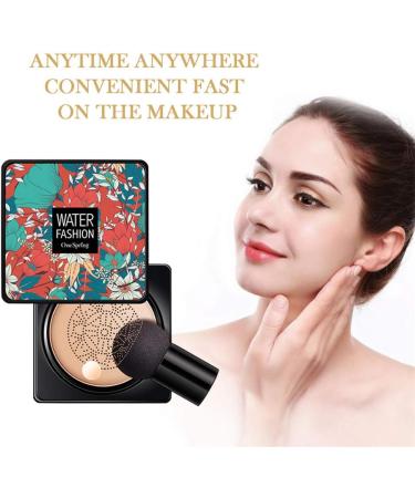 Dinglong 2021 New Mushroom Head Air Cushion CC Cream Moisturizing Concealer Makeup BB Cream (A: Natural) - Buy Online on GoSupps.com
