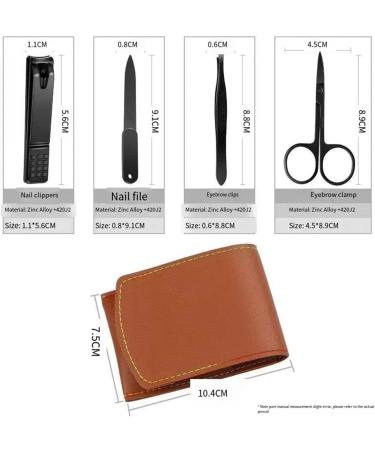 Nail Clippers Set of Household Nail Groove Clippers for Men and Women Special Nail Clippers Trimming Hands and Feet Manicure Artifacts (Color : Brown) - Buy Online on GoSupps.com