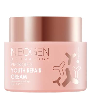 DERMALOGY by NEOGENLAB Probiotics Youth Repair Cream 1.76 oz (50g) - Firming & Wrinkles Care Anti-Aging Moisturizer with Probiotics Lactobacillus & Bifida & Collagen - Korean Skin Care