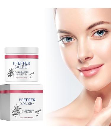 Premium Pepper Ointment for Browning - Collagen & Argan Oil 100ml | Active Formula for Men & Women - Buy Online on GoSupps.com