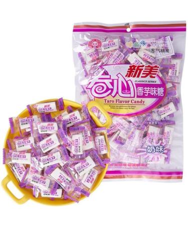 Taro Milk Candy About 100 Pieces/Bag(320g)Fragrant Taro Milk Candy Wedding Candies Dessert Soft Candy Casual Snacks Gift Delicious Snacks Chinese Specialty Candies (1bag(About 100 Pieces)) - Buy Online on GoSupps.com