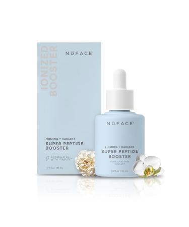 NuFACE Super Peptide Booster Face Serum - Skin Firming Peptide Serum for Fine Lines and Wrinkles - IonPlex Skin Care to Smooth Hydrate & Enhance your NuFACE Microcurrent Facial Device Results (1 oz)