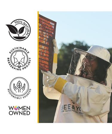 BEE and YOU SPF 50 Clear Sunscreen and Beeswax Lip Balm 100% Natural Propolis Extract Mineral Based Zinc Oxide Chapped Lips Treatment Severe Shea Butter Bundle: Sunscreen and Lip Balm - Buy Online on GoSupps.com