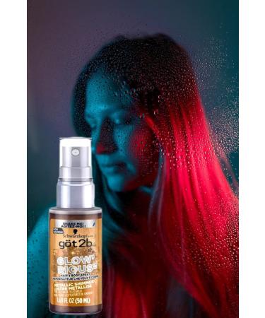 got2b GLOW'RIOUS Metallic Shimmer Hair & Body Glitter Spray 1.69oz - Gold - Buy Online on GoSupps.com