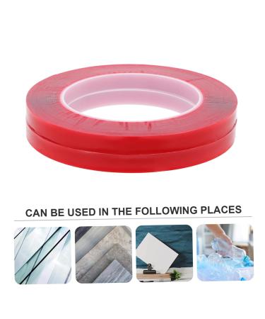 YARNOW 6 Rolls Transparent Double-sided Tape Nail Art Showing Tape Adhesive Nail Display Tape Nails Tape Nail Displaying Tapes Nail Tapes Nail Supplies No Substrate Acrylic Double Sided - Buy Online on GoSupps.com