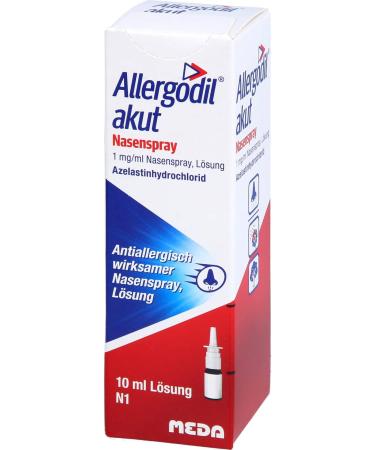 Allergodil Acute Nasal Spray 10ml - Fast Relief for Allergies | International Shipping Available - Buy Online on GoSupps.com