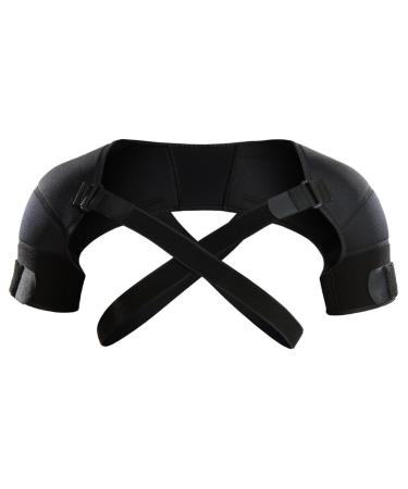 Shoulder Stability Brace Adjustable Shoulder Compression Shoulder Wrap Protector Breathable Compression Sleeve Shoulder Strap Brace Supportive Shoulder Wrap Multiuse Shoulder Brace XL