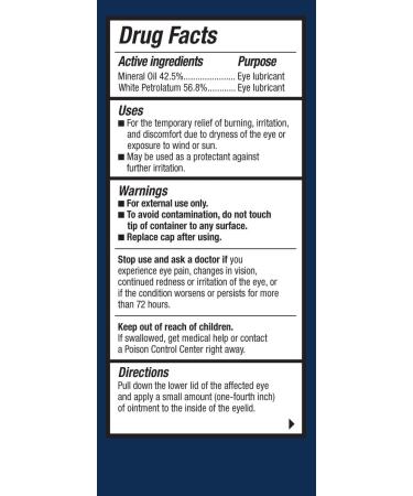 Refresh Lacri-Lube Lubricant Eye Ointment 0.12 Oz (2 Pack) - Buy Online on GoSupps.com