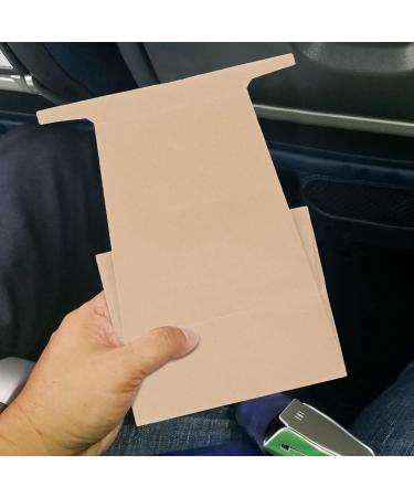 10 Pack Biodegradable Paper Vomit Bags - Disposable Emesis Bags for Car Travel & Morning Sickness - Buy Online on GoSupps.com