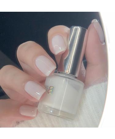 Buy COSMOO Jelly White Quick Dry Nail Polish - Long-lasting Transparent Lacquer LYBH-001 for International Shipping - Buy Online on GoSupps.com