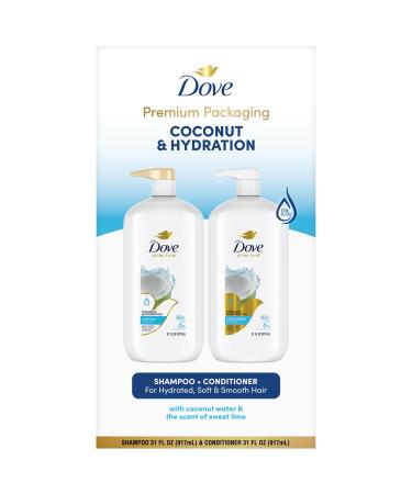 Dove Nourishing Secrets Coconut Shampoo & Conditioner Set - Hydrating Frizz Control 31 Oz | Best for Dry Hair | International Shipping - Buy Online on GoSupps.com